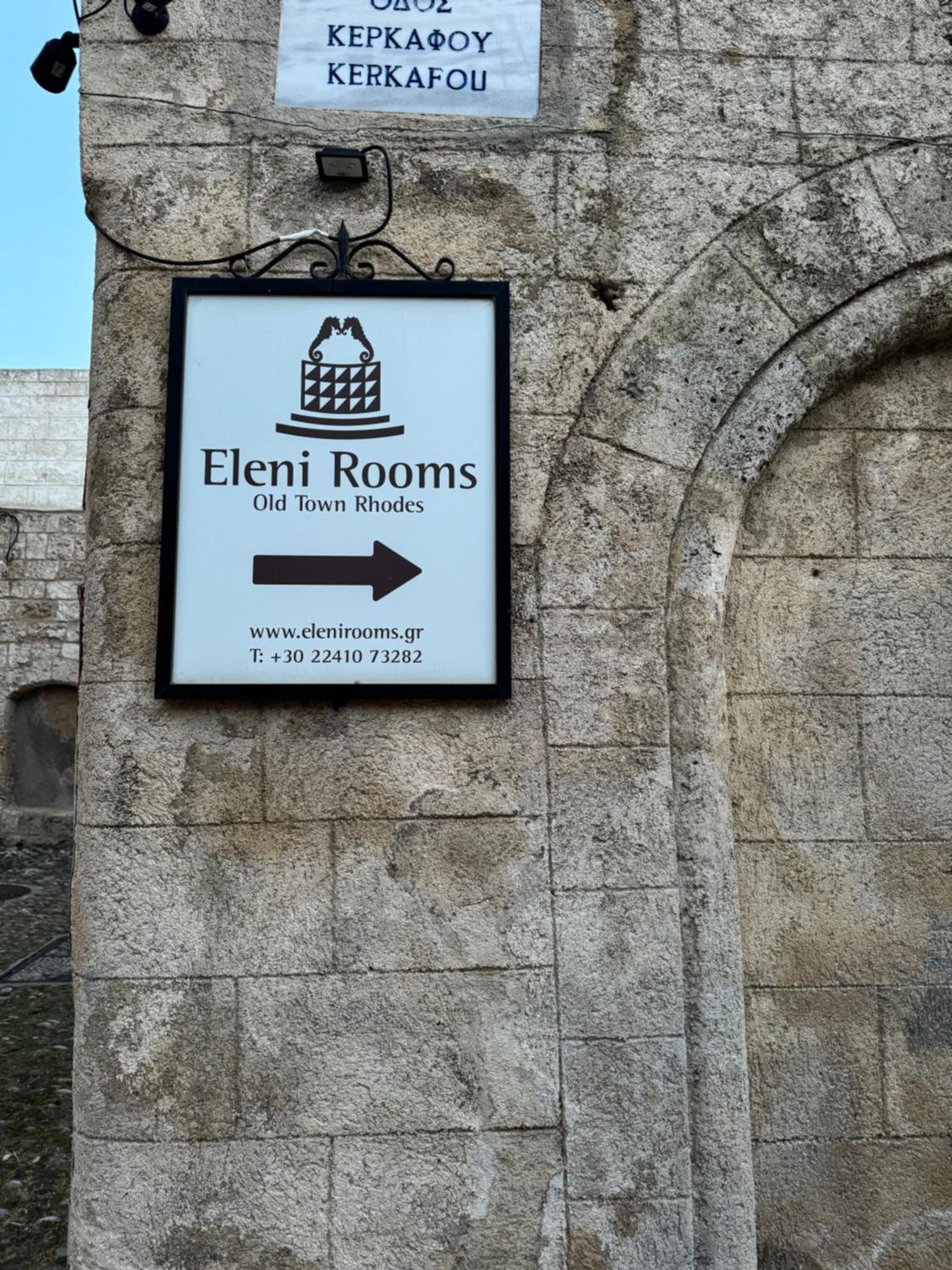 Eleni Rooms Rhodes City Dış mekan fotoğraf